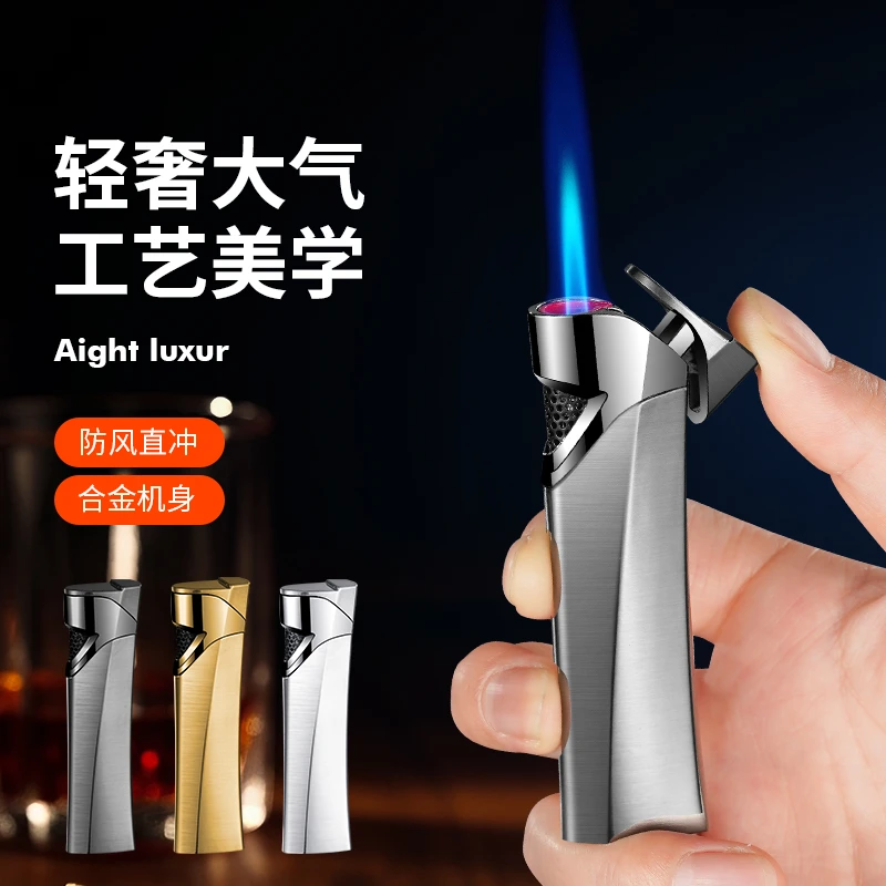 新款金属耐摔防风充气便携小巧高档个性打火机定制刻字送男友礼物