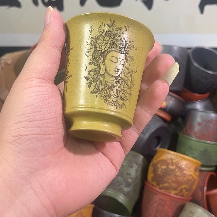 茶杯紫砂全手工紫砂主人杯