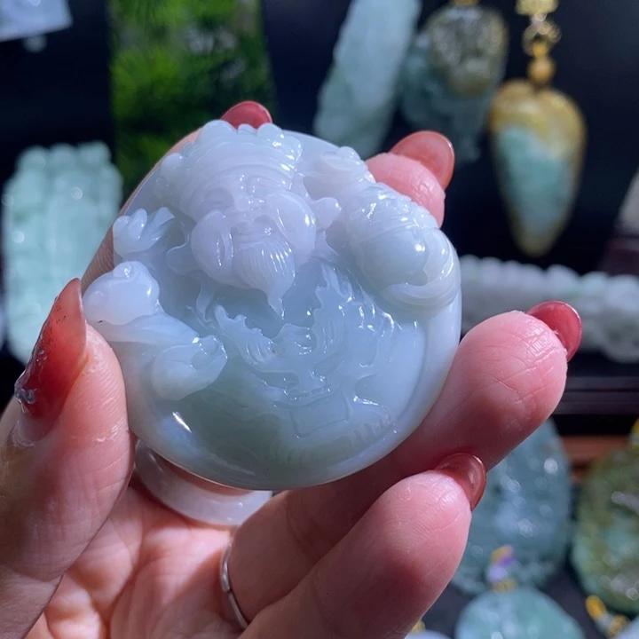 【闪购商品】颈饰未镶嵌翡翠财神