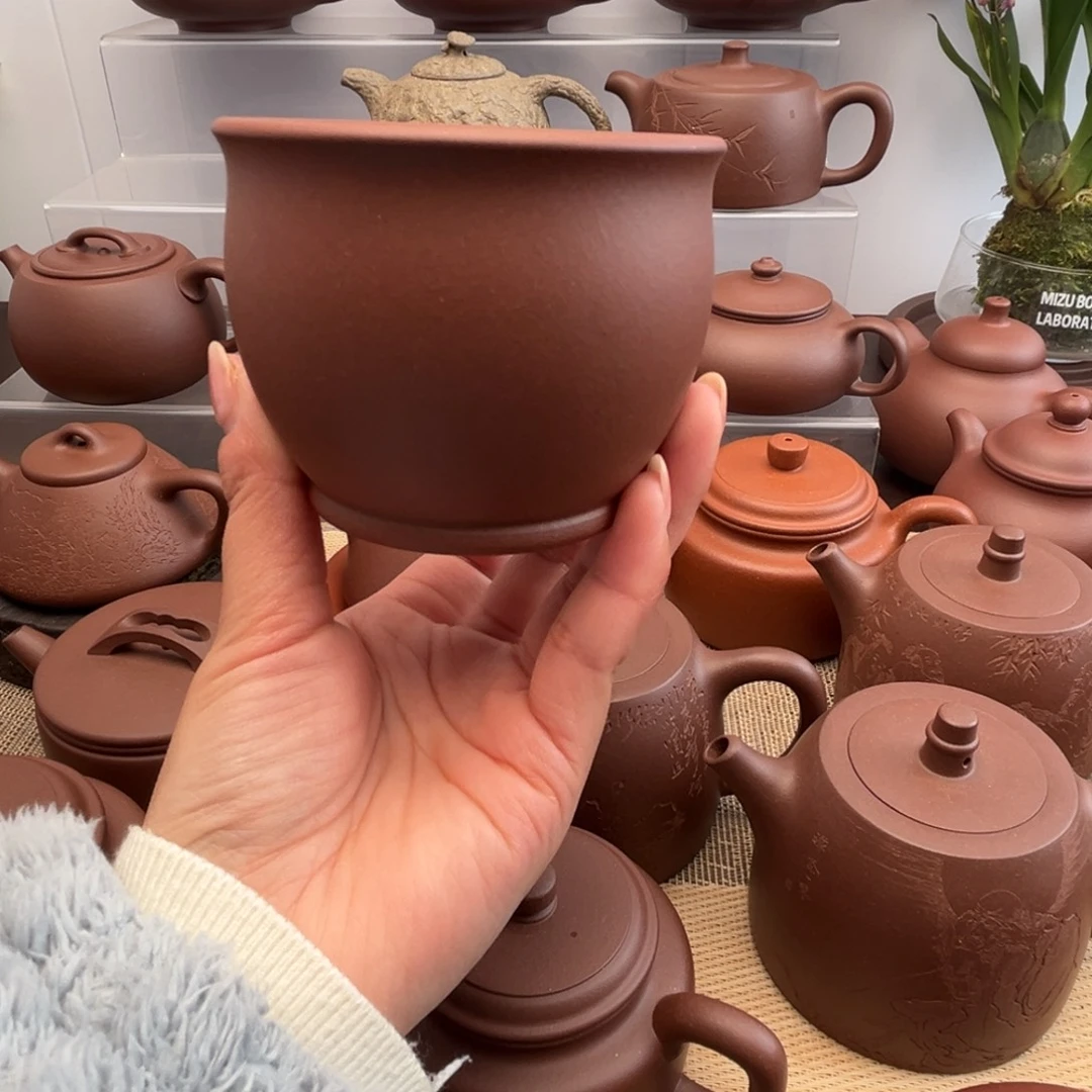 紫砂茶壶底槽清主人杯