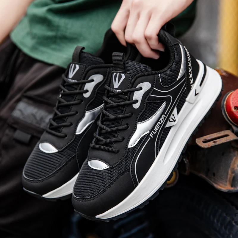 FUERZA多巴胺学生学院风板鞋秋季经典情侣透气耐软底运动休闲鞋