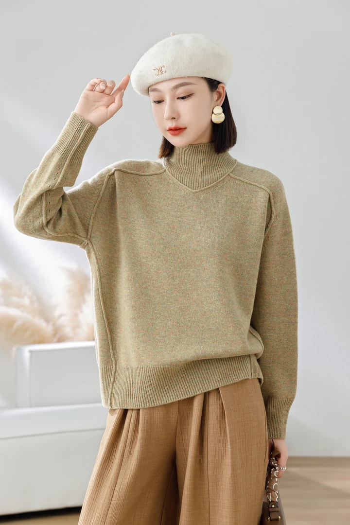 羊毛衫孤品捡漏百搭时尚网红长袖气质秋冬季新款针织打底毛衣