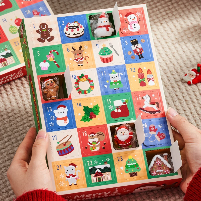 圣诞节盲盒小礼品2025新款圣诞老人摆件礼物儿童戳戳乐玩具洞洞乐