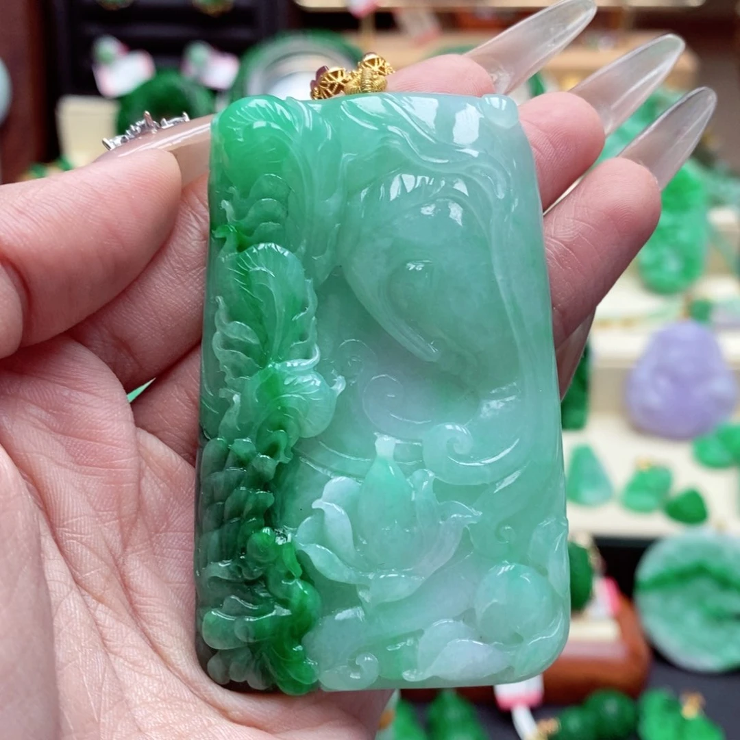 颈饰未镶嵌翡翠翡翠吊坠