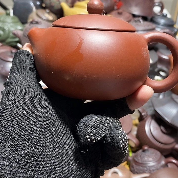 紫砂茶壶微瑕微笑