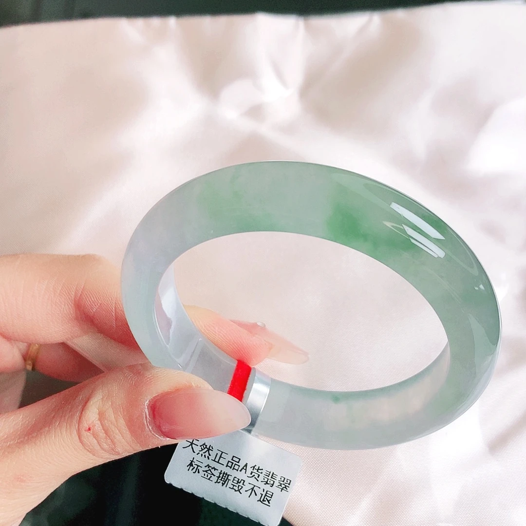 翡翠未镶嵌手镯缅甸天然a货翡翠手镯