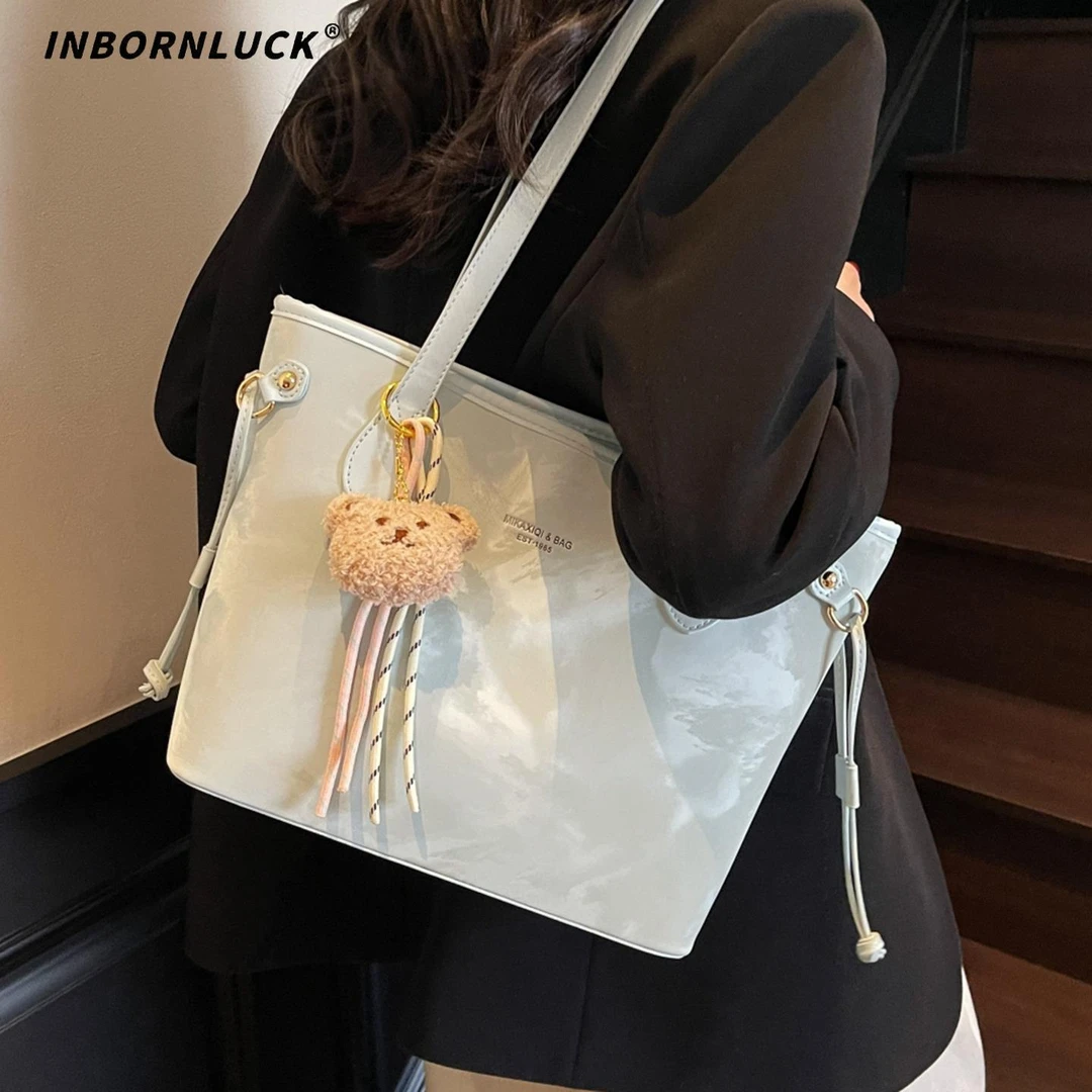 高级感上班通勤包包女式2025新款简约大容量托特包超火百搭单肩包