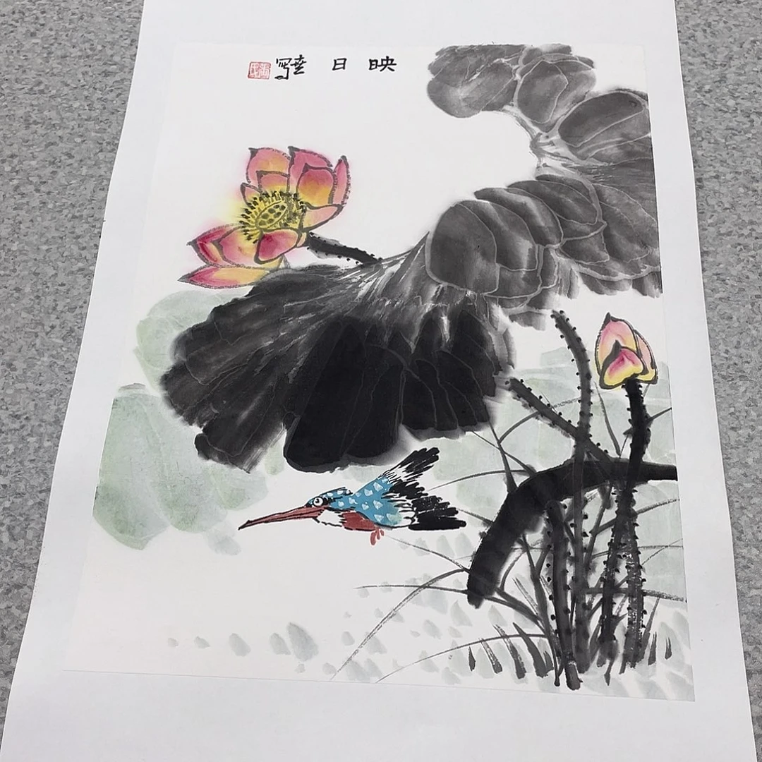 国画1.4平尺国画作品