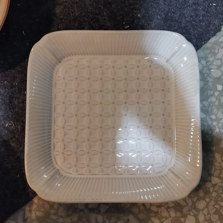 瓷片微瑕奈良方盘两个一组