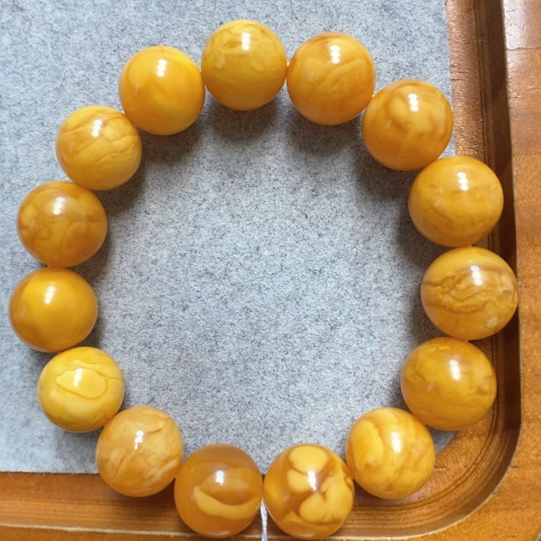 蜜蜡手串未镶嵌蜜蜡手串