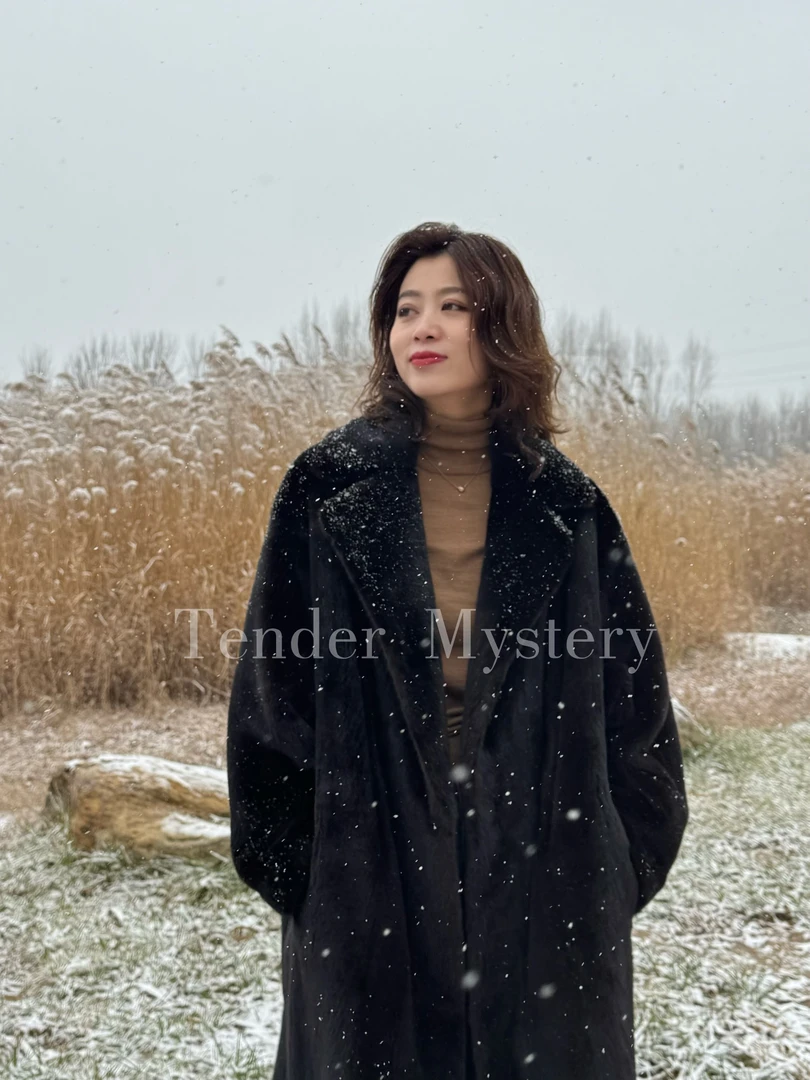 TM·温柔之谜❉【黑金M1】时尚高阶进口水貂外套水貂皮草