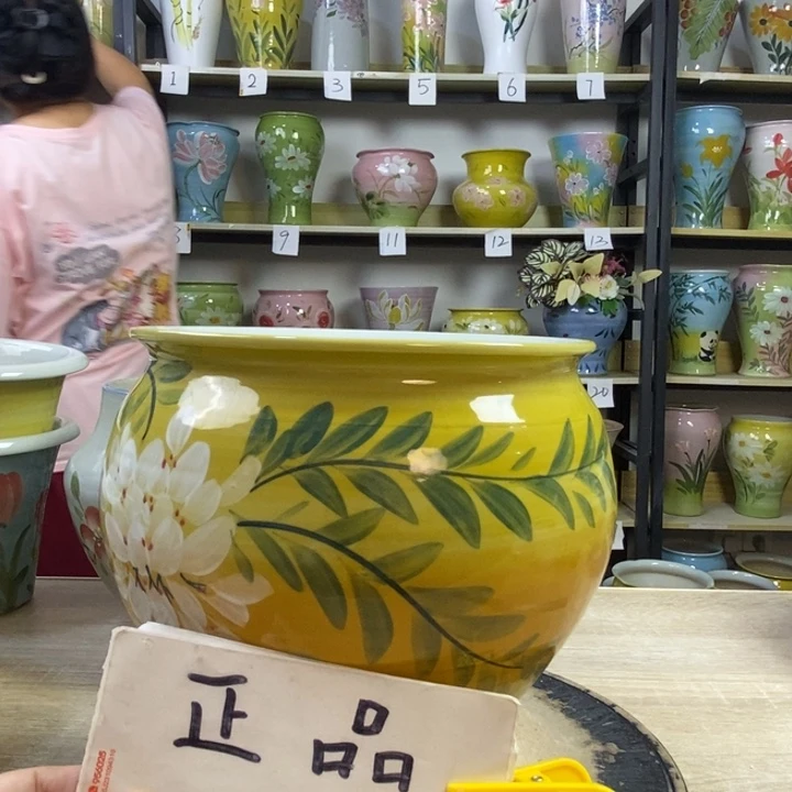 景德镇高温陶瓷花盆
