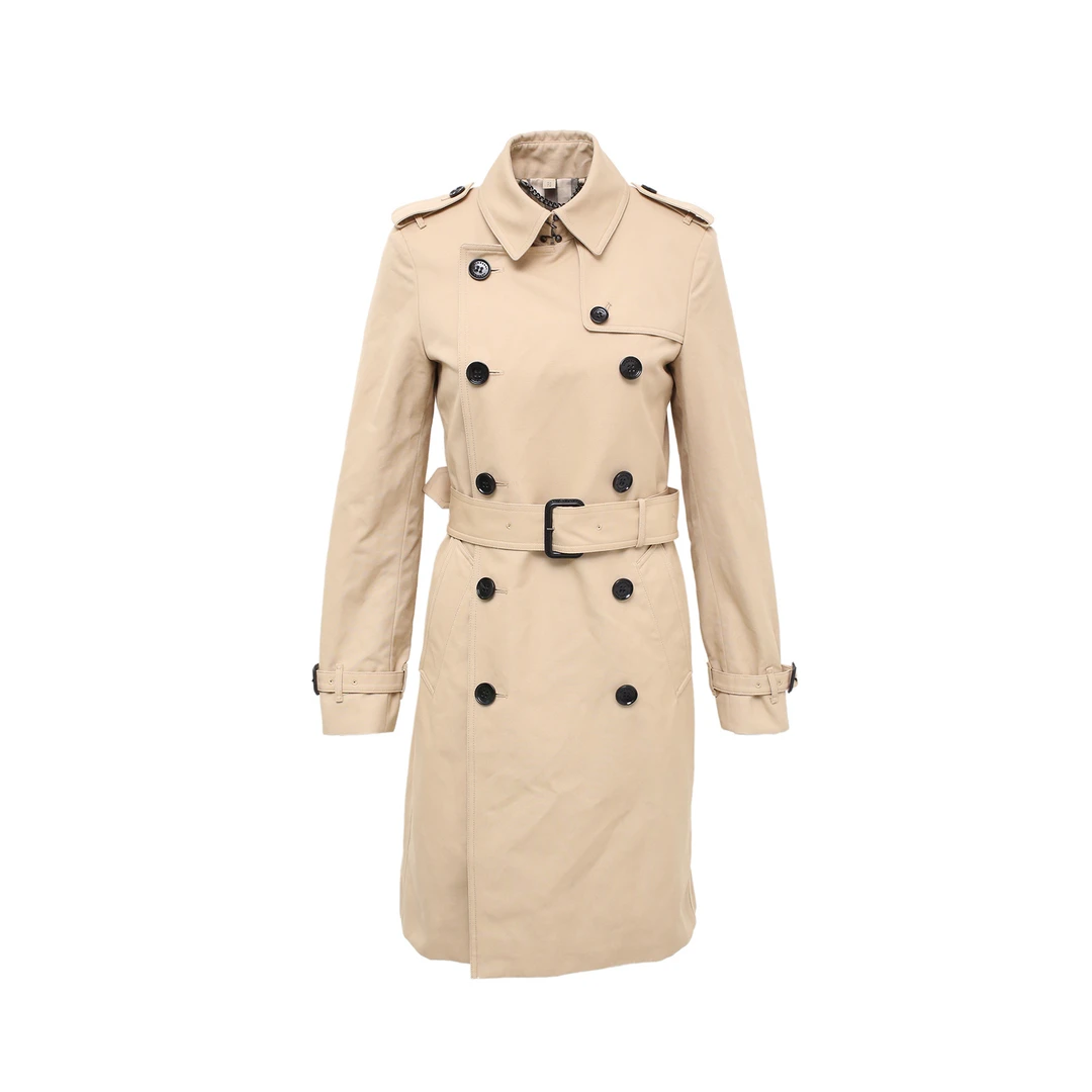 99新 BURBERRY/博柏利 积分-100汤/P205119708/ 双排扣风衣