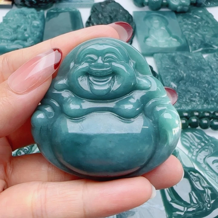 翡翠未镶嵌颈饰多样性发货天然A货翡翠