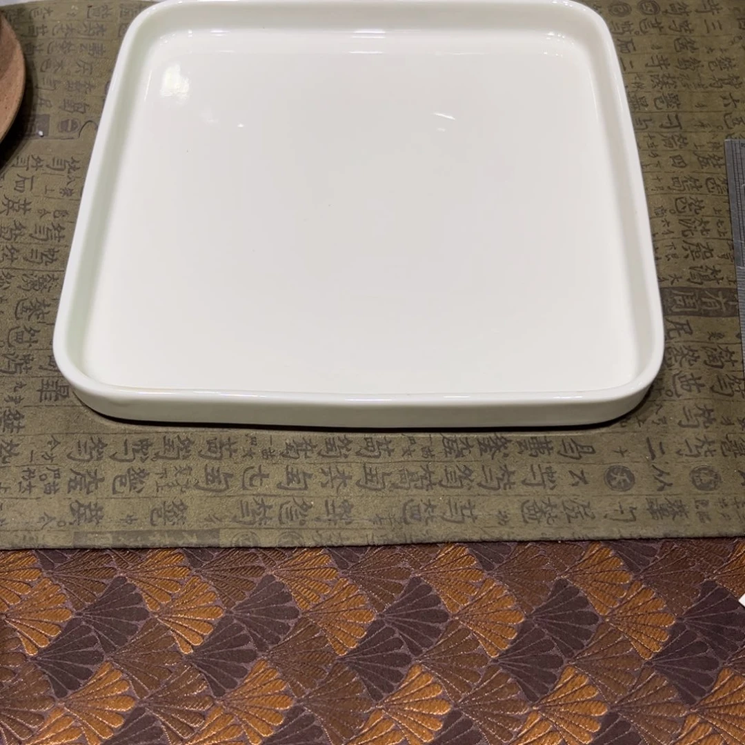 瓷景德镇粗陶复古盘碗微瑕