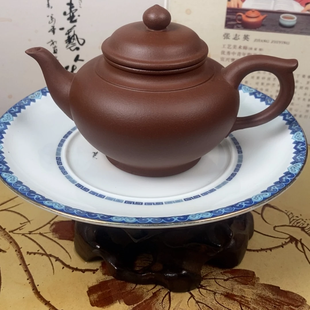 紫砂茶壶火*藝五号井底槽清老母亲制作150