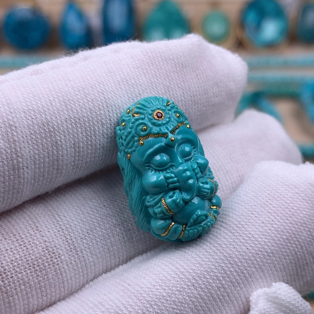 绿松石未镶嵌珠宝奇石14+