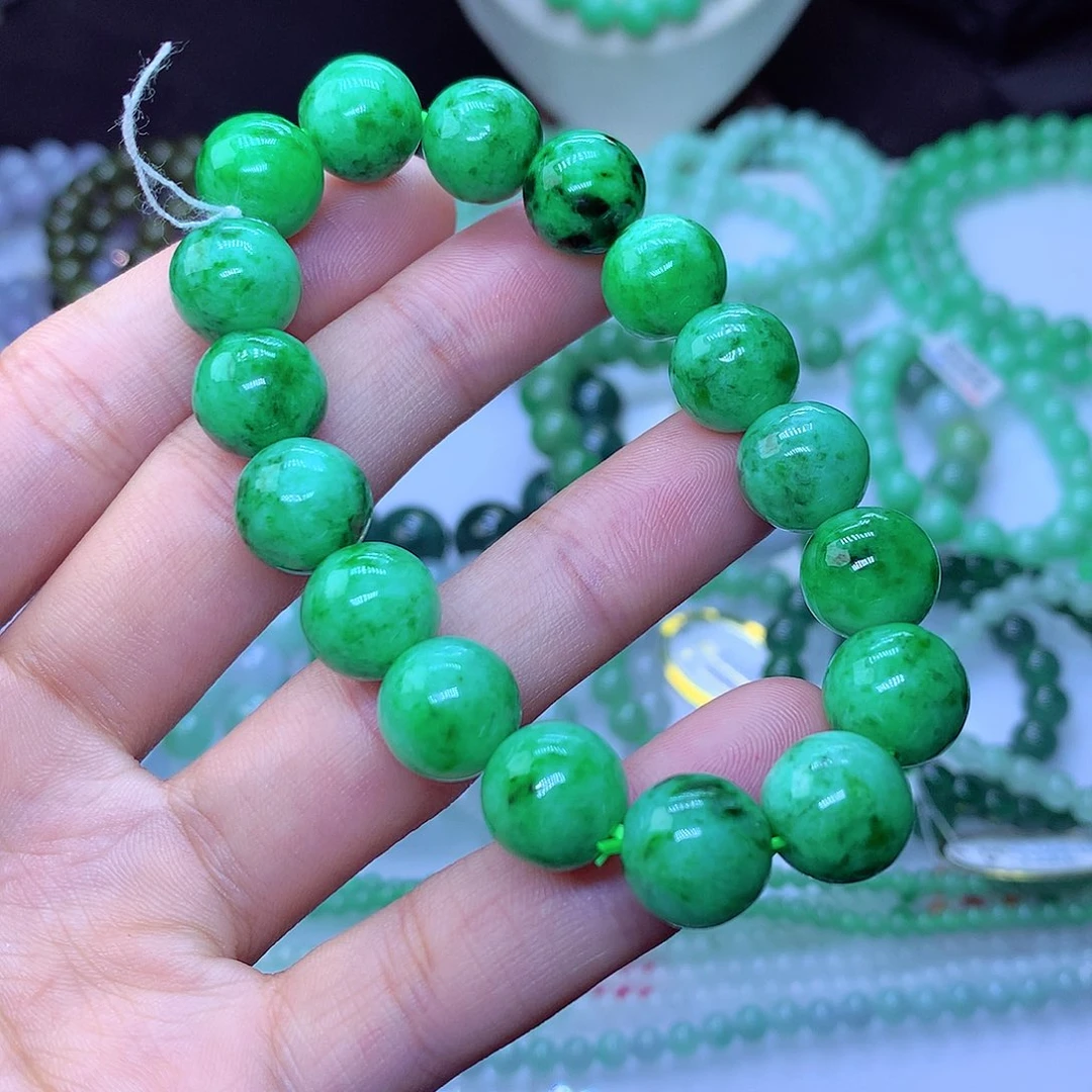 翡翠毛衣链未镶嵌