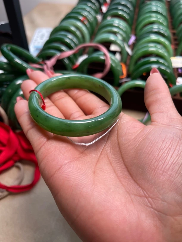 和田玉碧玉手镯精品