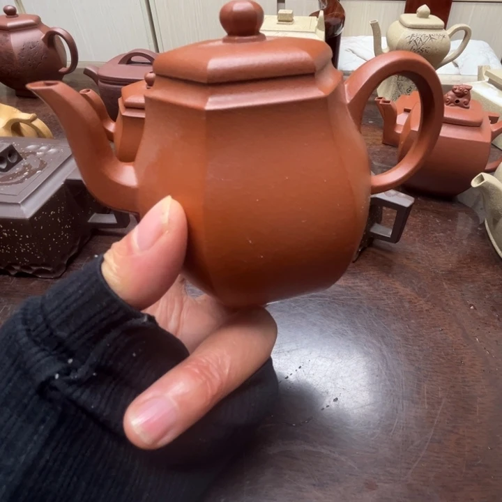茶壶紫砂换***?朱泥111