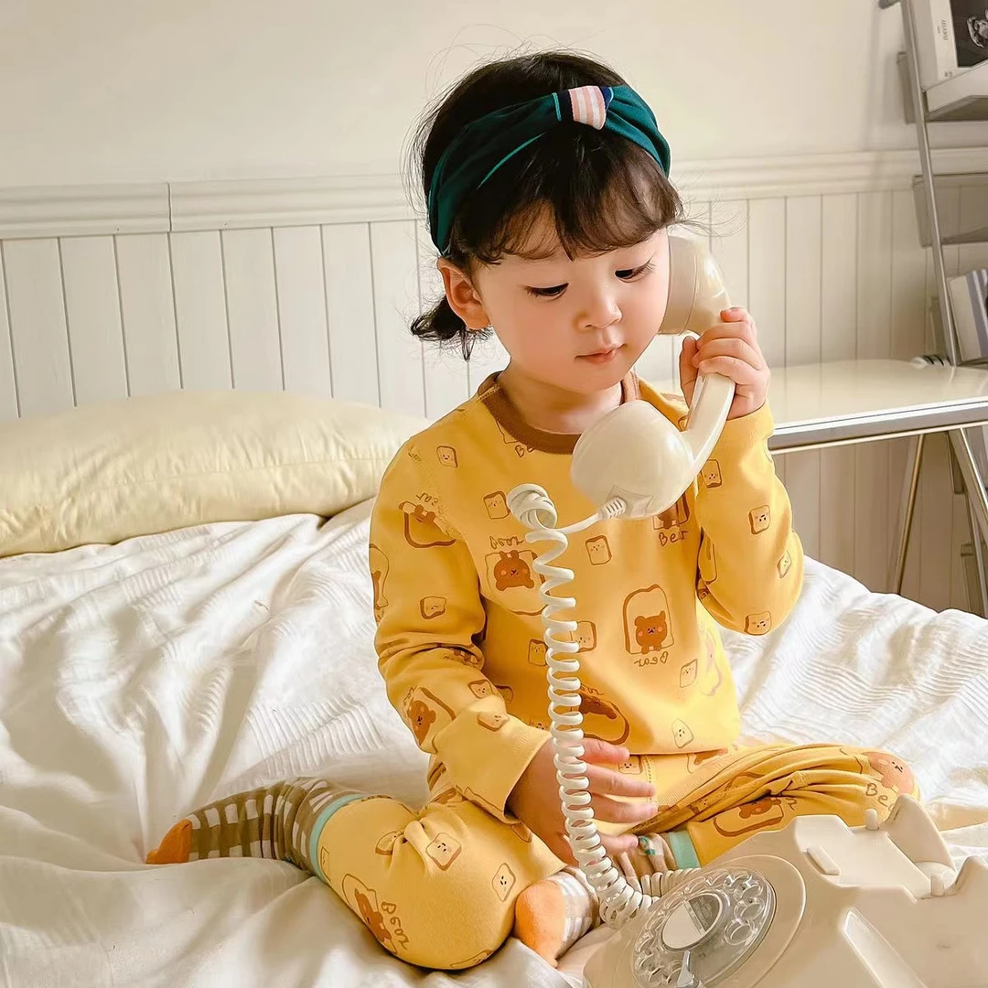 【特价DD新年款】品牌男女宝单秋衣秋裤纯棉