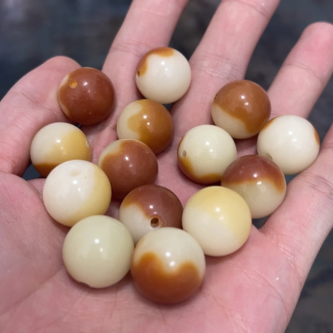 吊坠白玉菩提z18/10+3颗微瑕芒果布丁