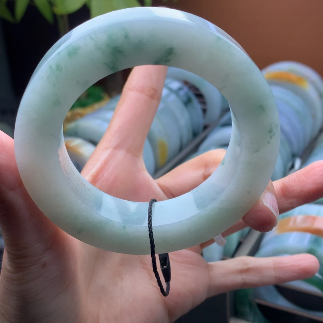 未镶嵌定制手镯定制翡翠定制54-61