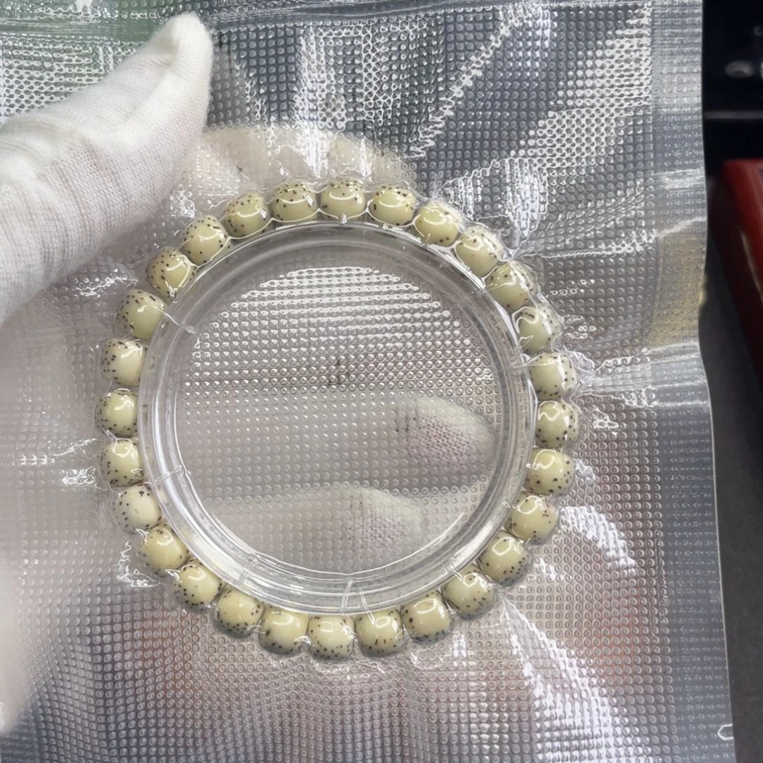 星月菩提手串绿背河豚原生态单圈
