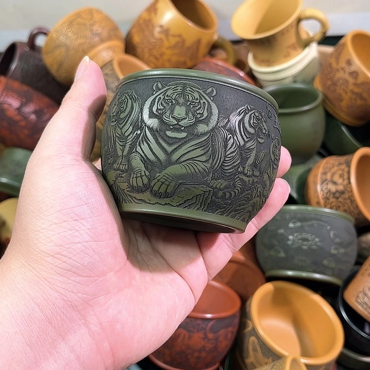 茶杯紫砂全手工紫砂主人杯