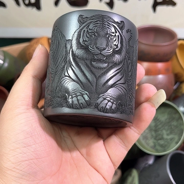 茶杯紫砂全手工紫砂主人杯