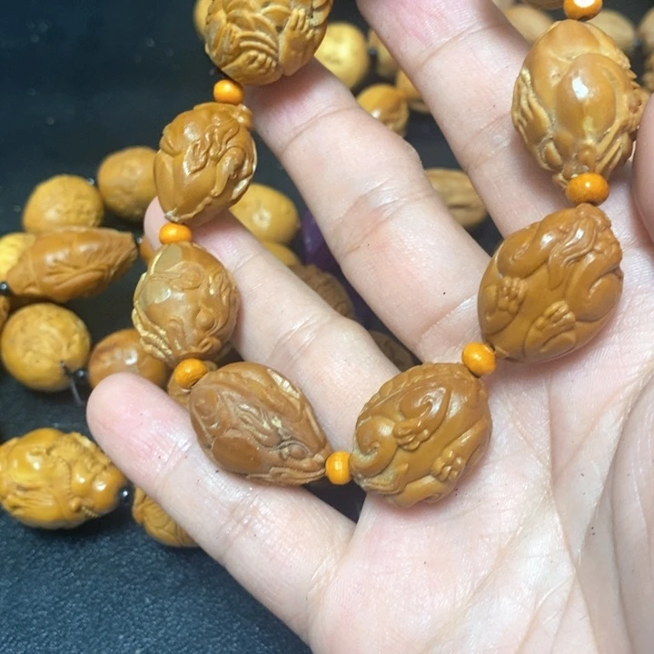 人***迈手串/手链橄榄核橄榄微瑕貔貅