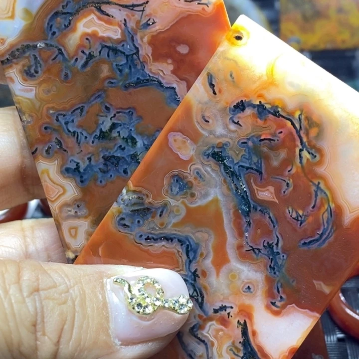 玛瑙/玉髓颈饰未镶嵌唐*