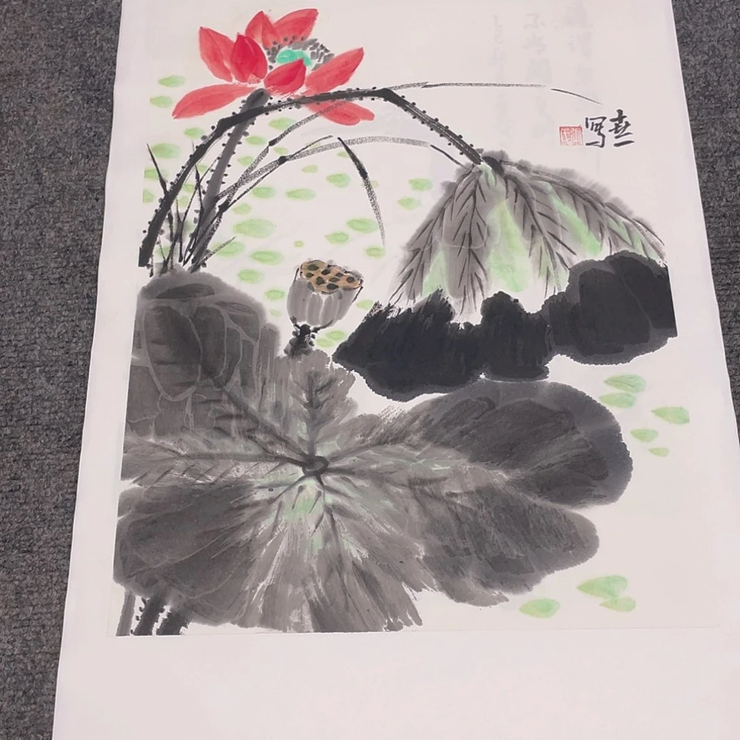 国画1.4平尺纯手绘国画作品
