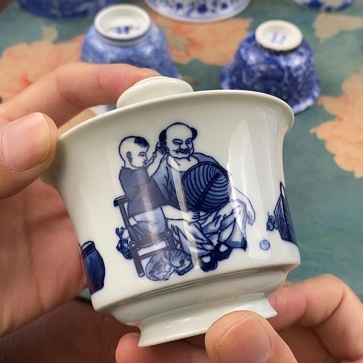 杯现代景德镇全手工全手绘茶具1688888