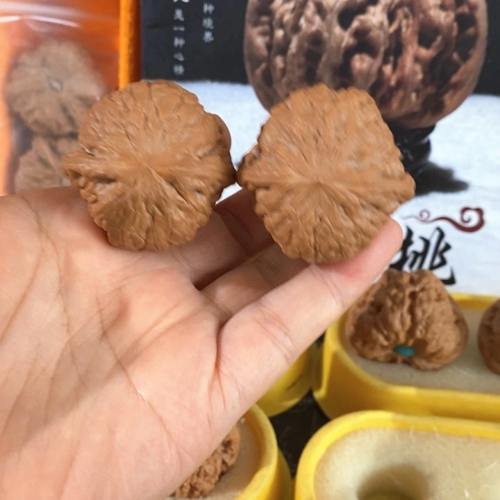 文玩核桃把件铁锤精对 38 37
