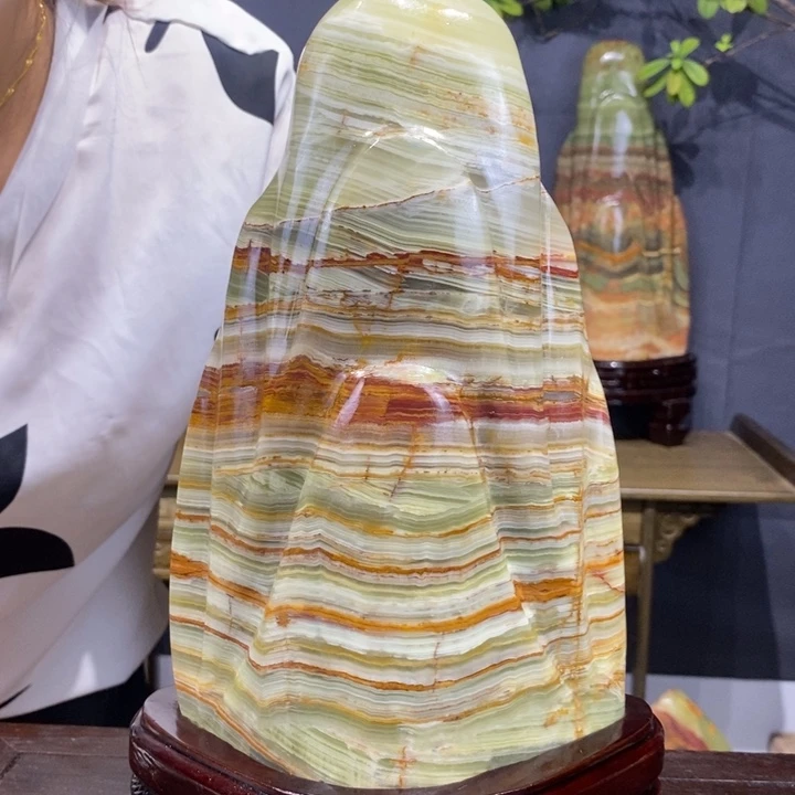 石材精品古青石摆件