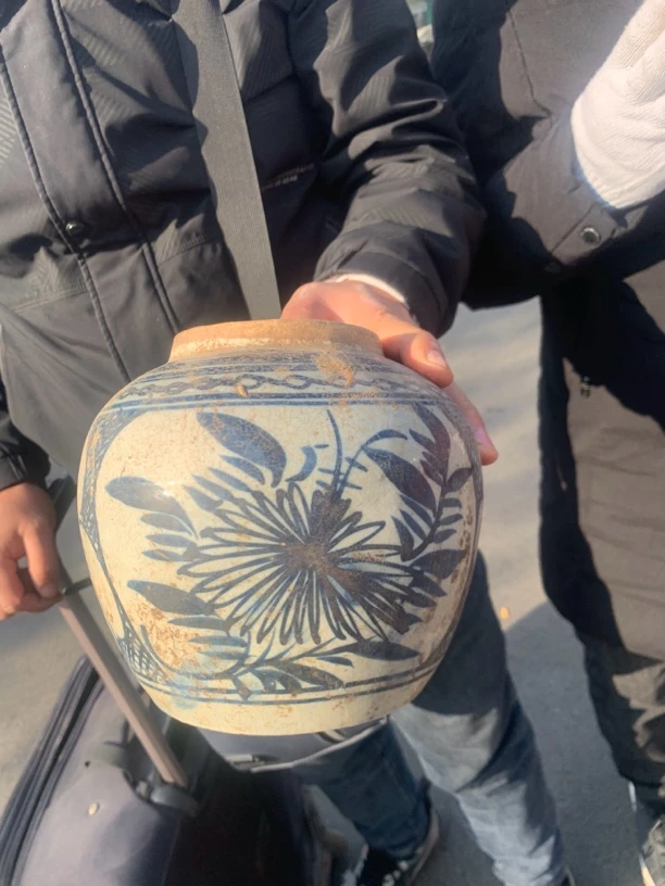 漂亮青花罐，一流品相