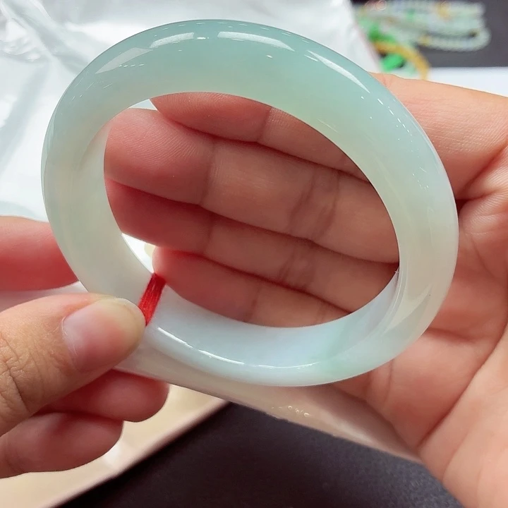 翡翠未镶嵌手镯天然缅甸A货翡翠