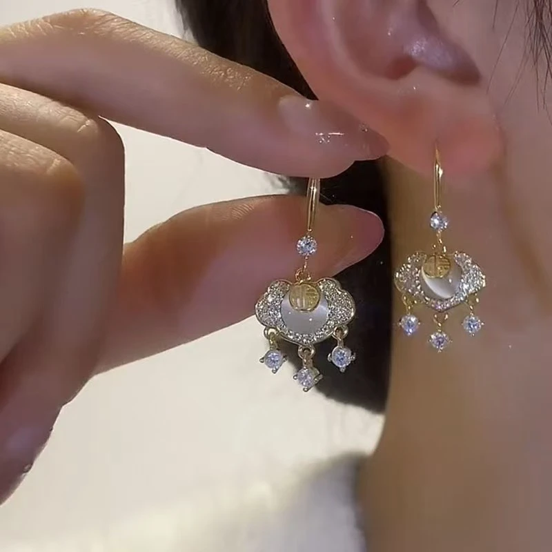 铜合金耳饰 S080 梵希曼 设计感耳环