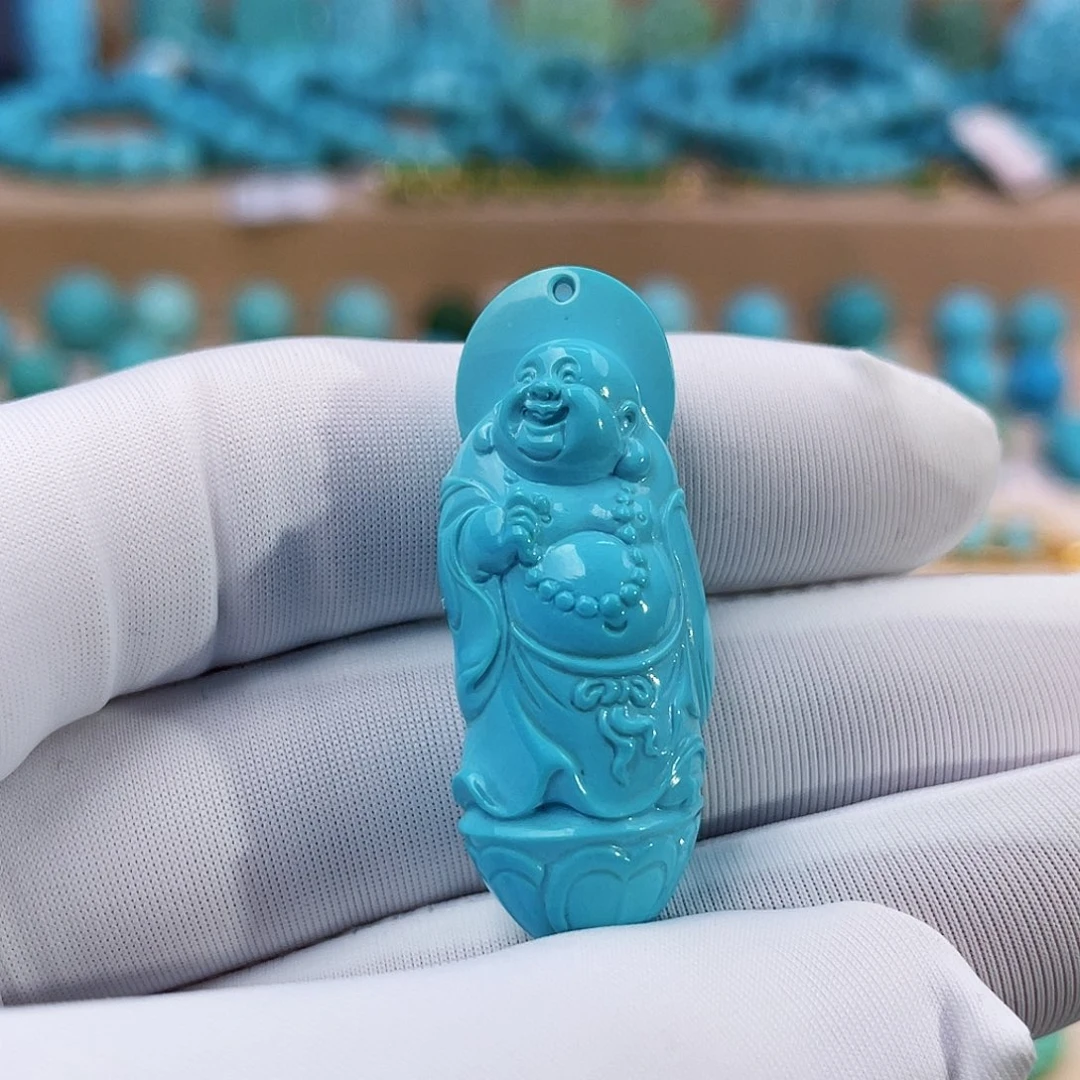 绿松石珠宝奇石未镶嵌