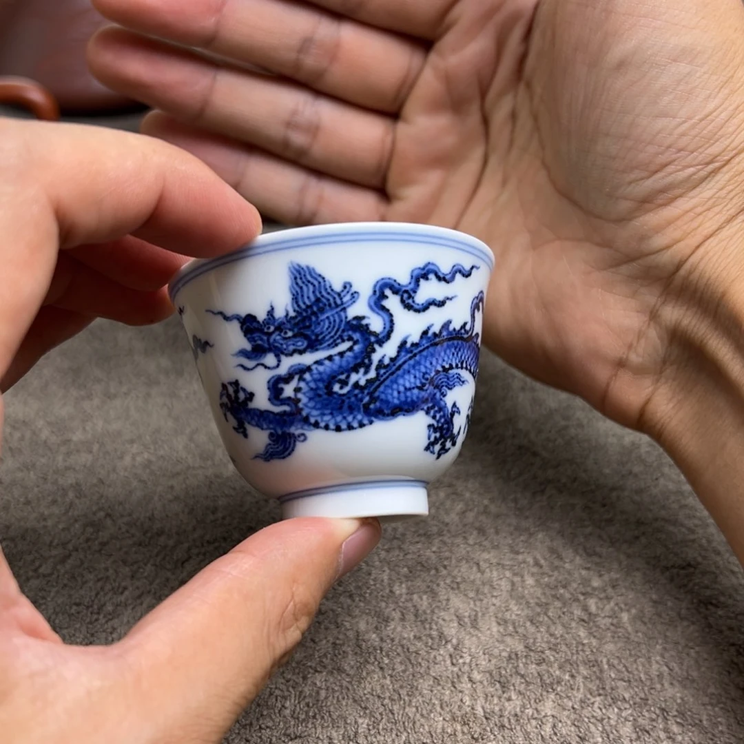茶壶紫砂云龙杯子