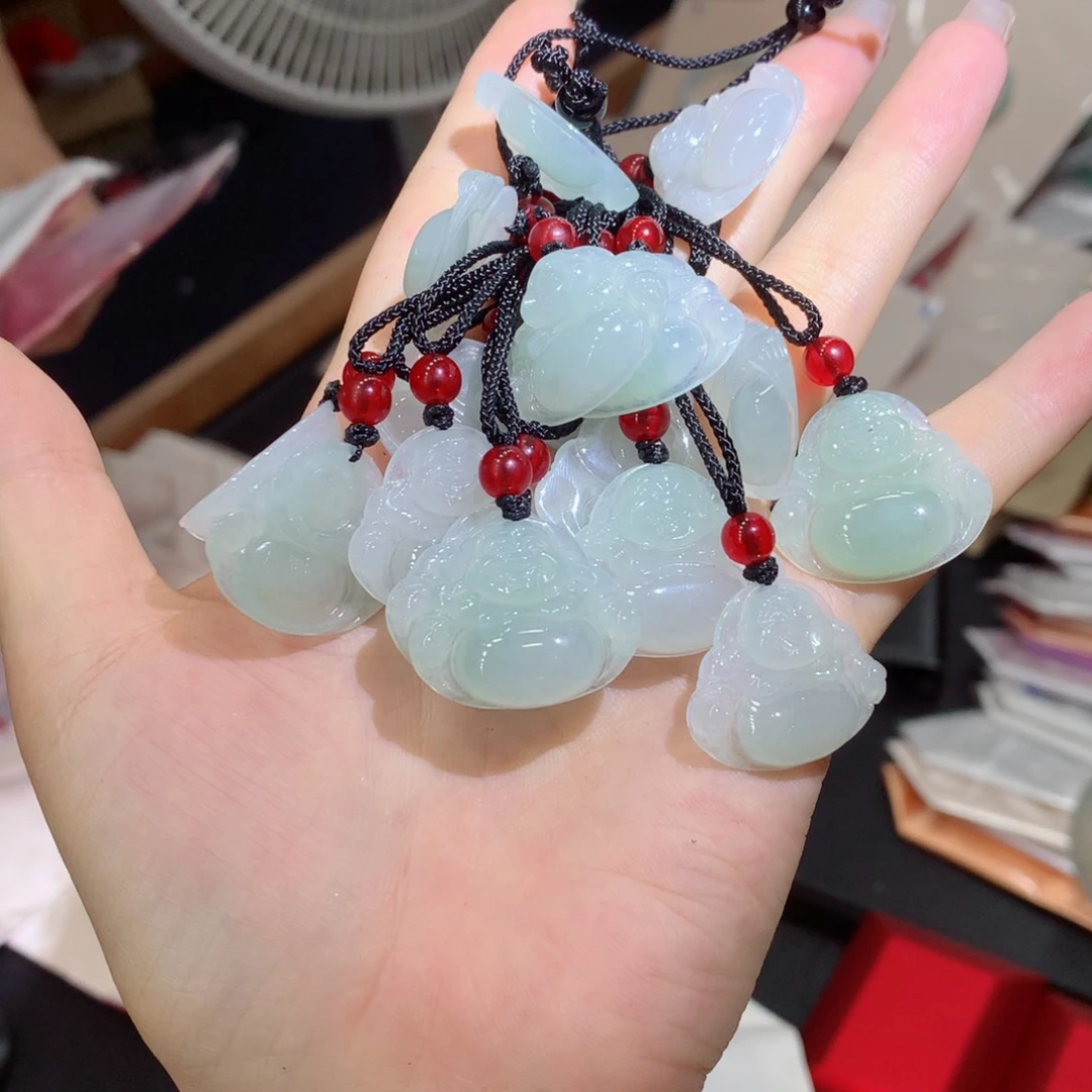 翡翠未镶嵌颈饰多样性发1