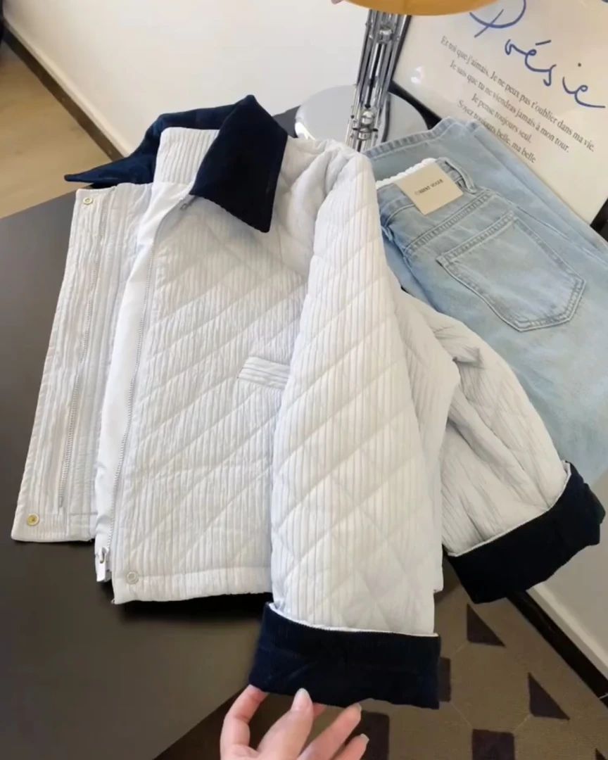 保暖棉服女2025冬季新款慵懒感加厚宽松面包服棉衣外套短款小个子