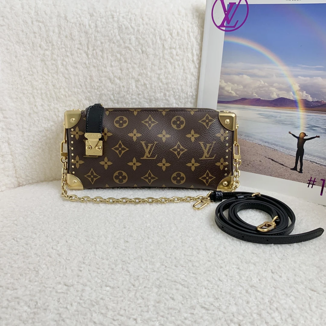 99新 LouisVuitton/路易威登 老花slim trunk/28256807/代卖服务