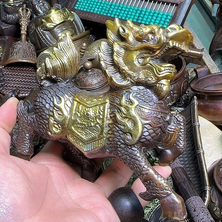 铜器办公室茶室摆件