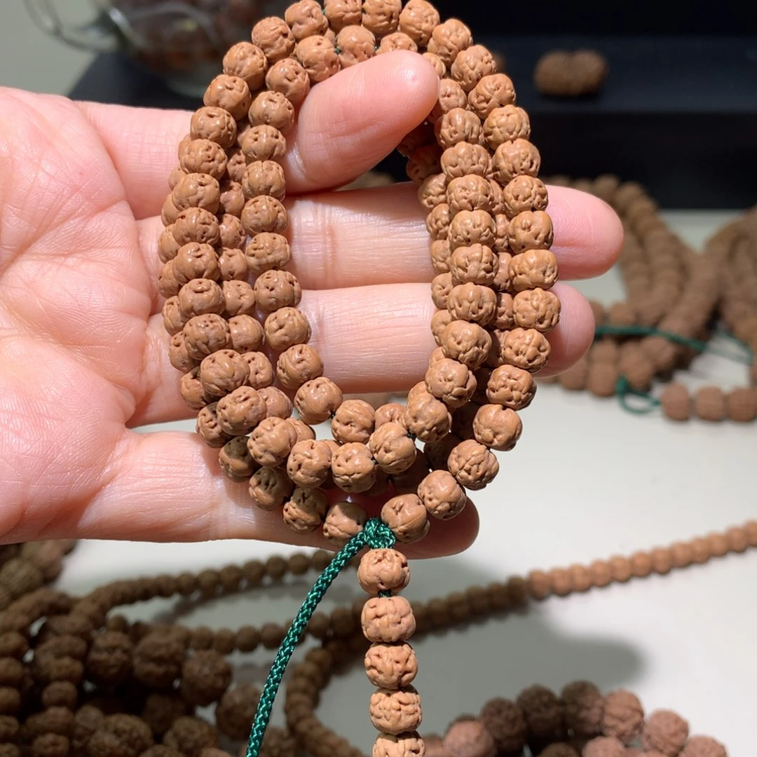 金刚菩提吊坠好*佛手108尺寸6.5