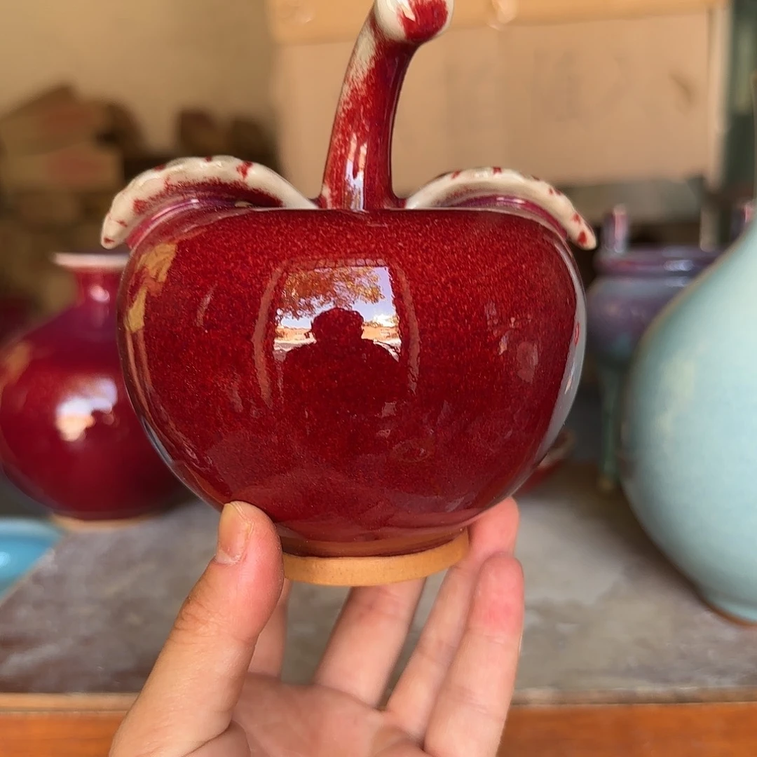 摆件郑家钧窑摆件微