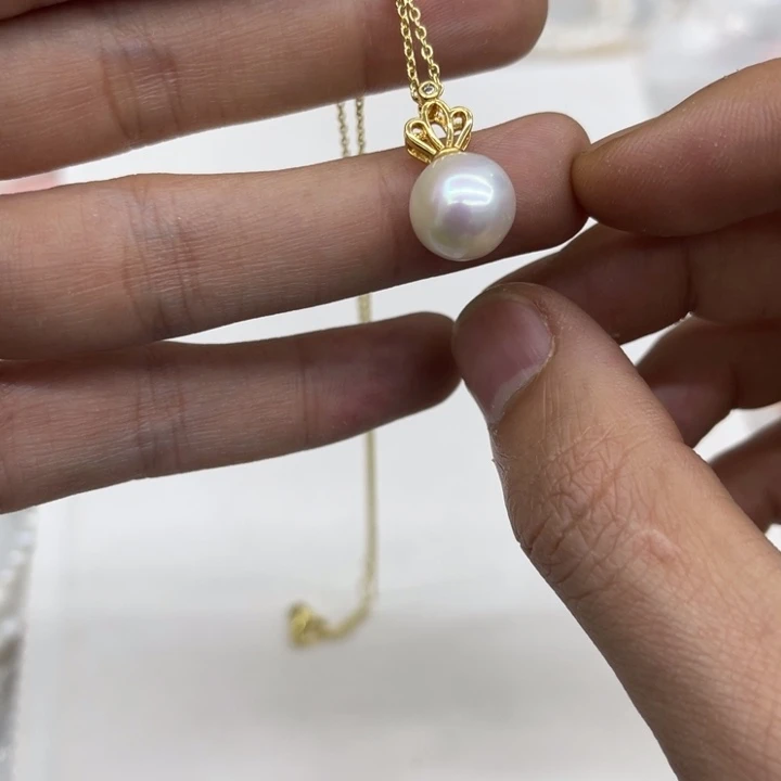 颈饰淡水珍珠未镶嵌皇冠