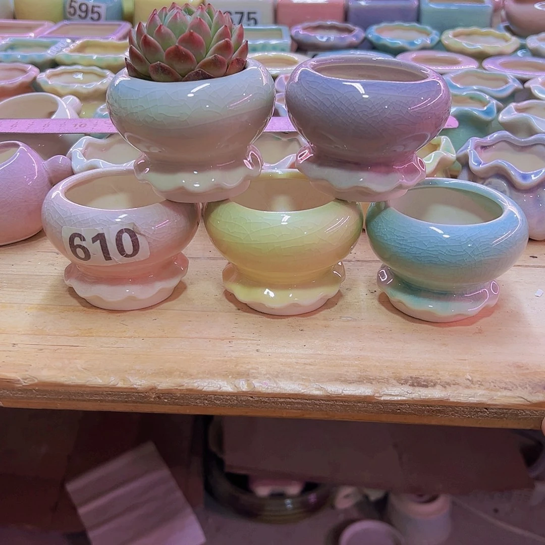 陶瓷花盆当场凑满12包邮