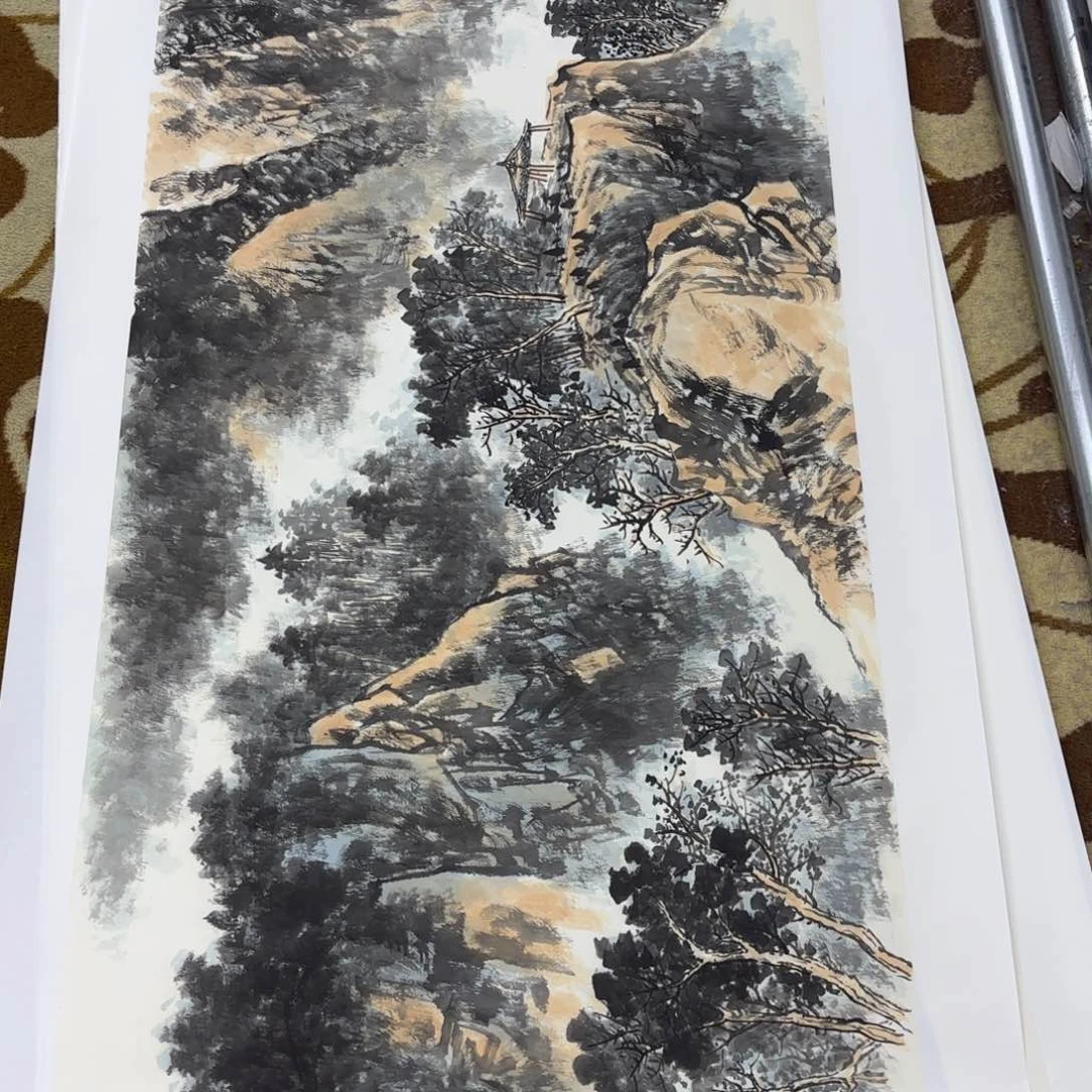 国画羽*隋胜利小六山水第三张